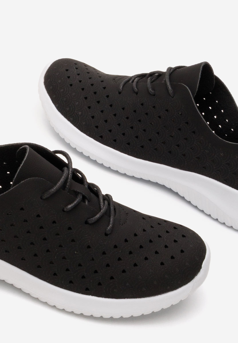 Pantofi casual dama Trinita negri