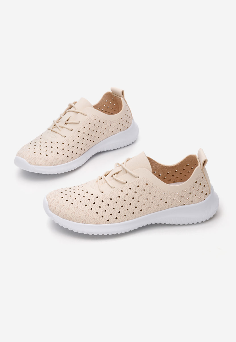Pantofi casual dama Trinita bej