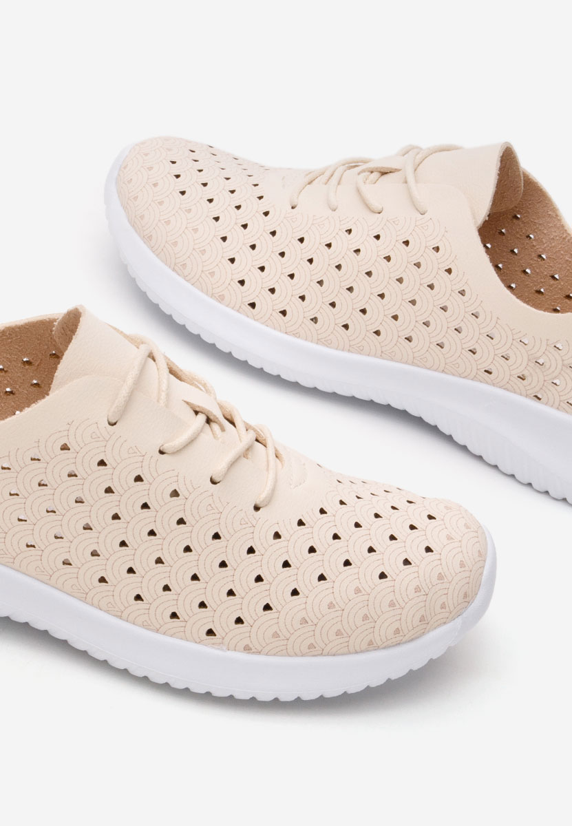 Pantofi casual dama Trinita bej