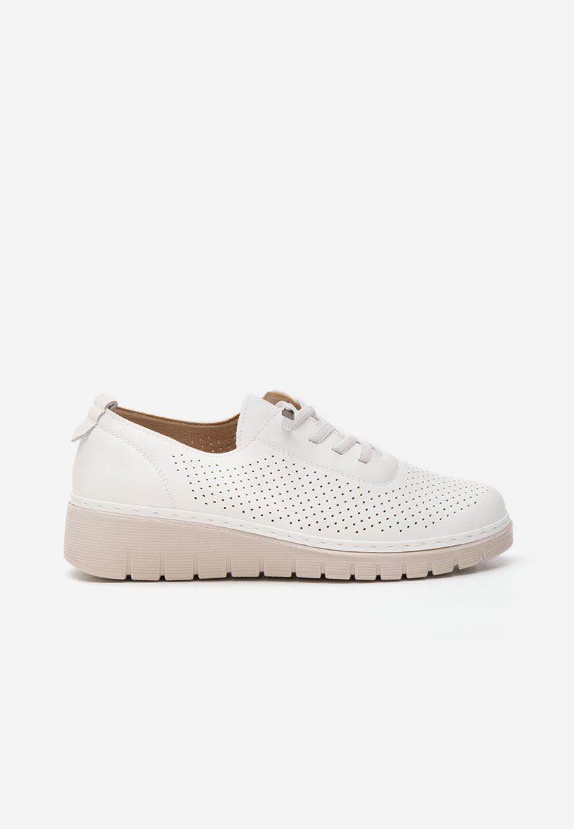 Pantofi casual dama Heldma albi