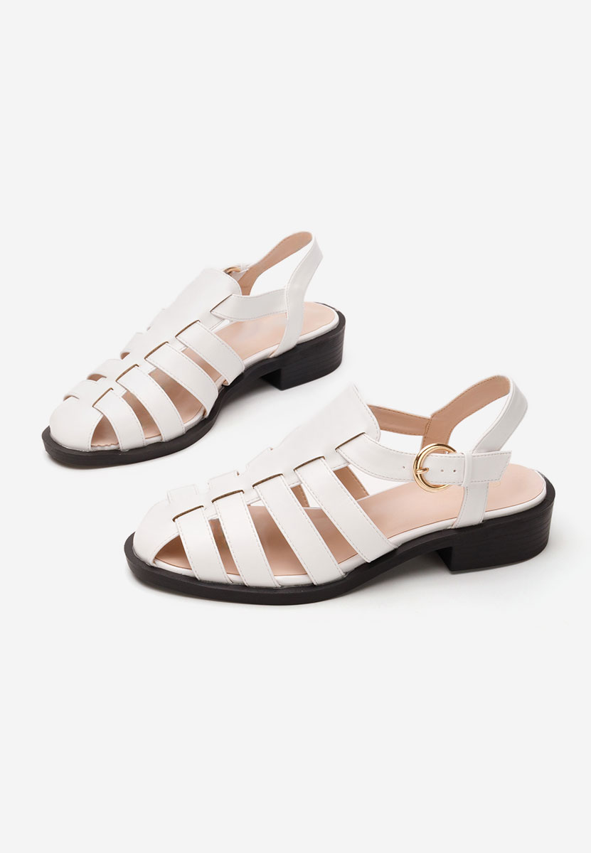 Pantofi casual damă Angelynna albi