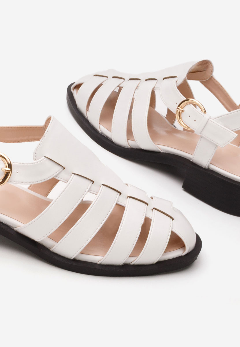 Pantofi casual damă Angelynna albi
