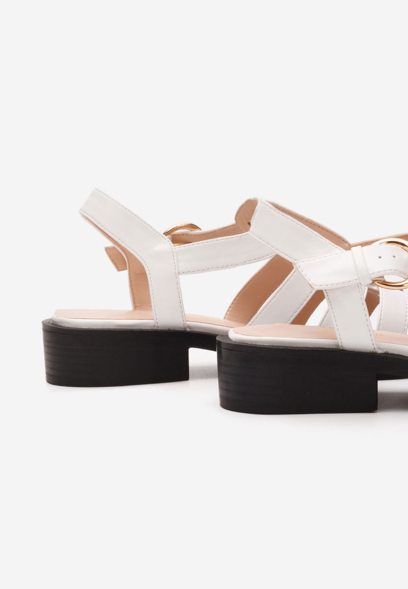 Pantofi casual damă Angelynna albi