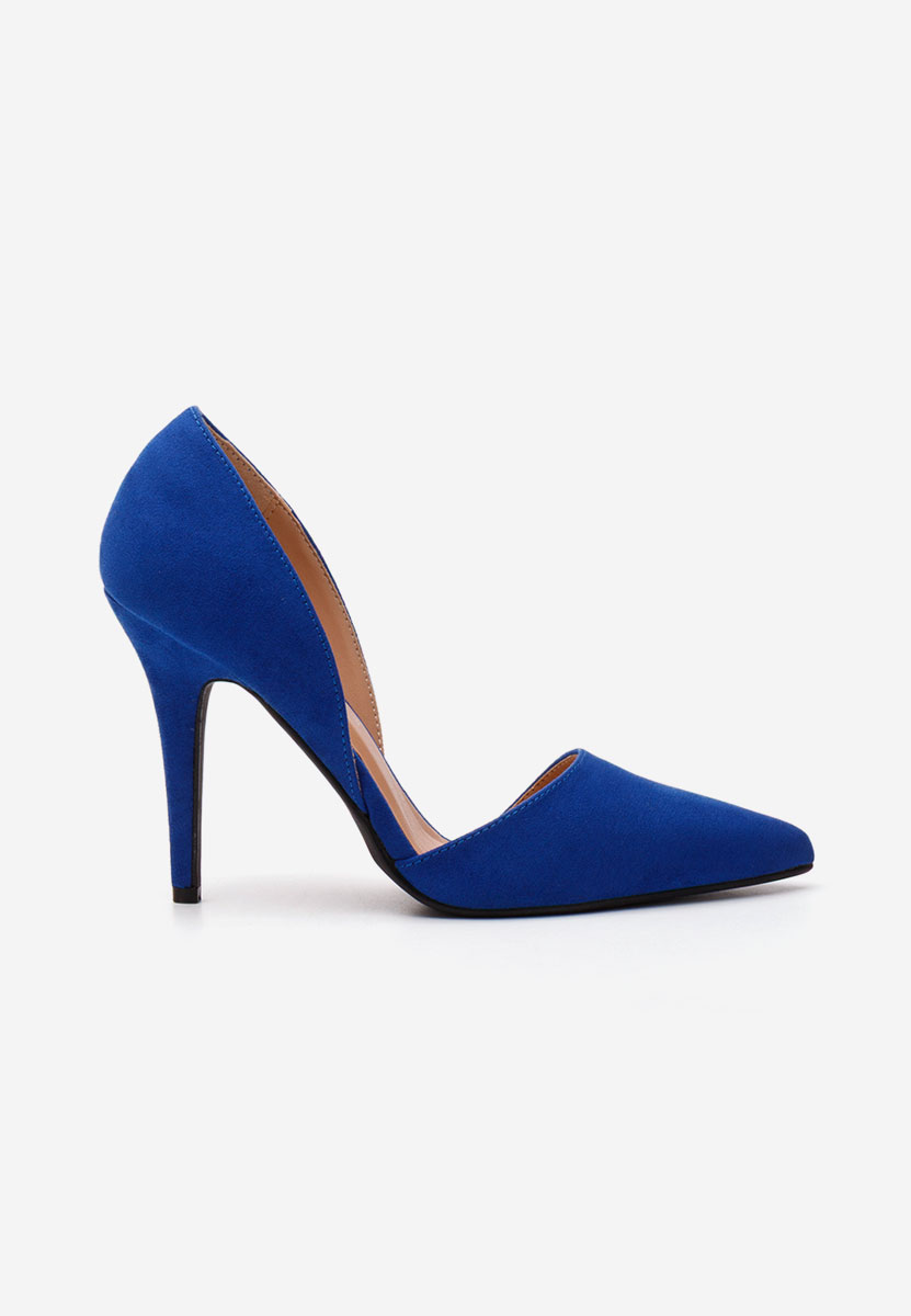 Pantofi cu toc stiletto Theola albastri