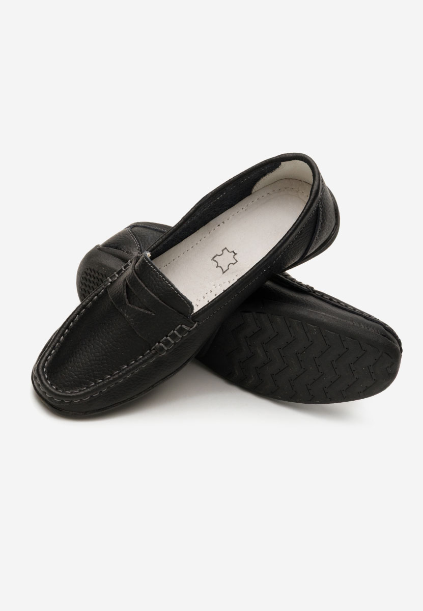 Mocasini dama piele Cheria negri