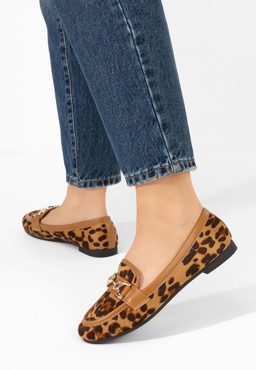 Mocasini dama Maribel leopard