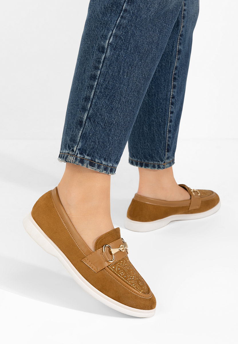 Loafers dama Adesa camel