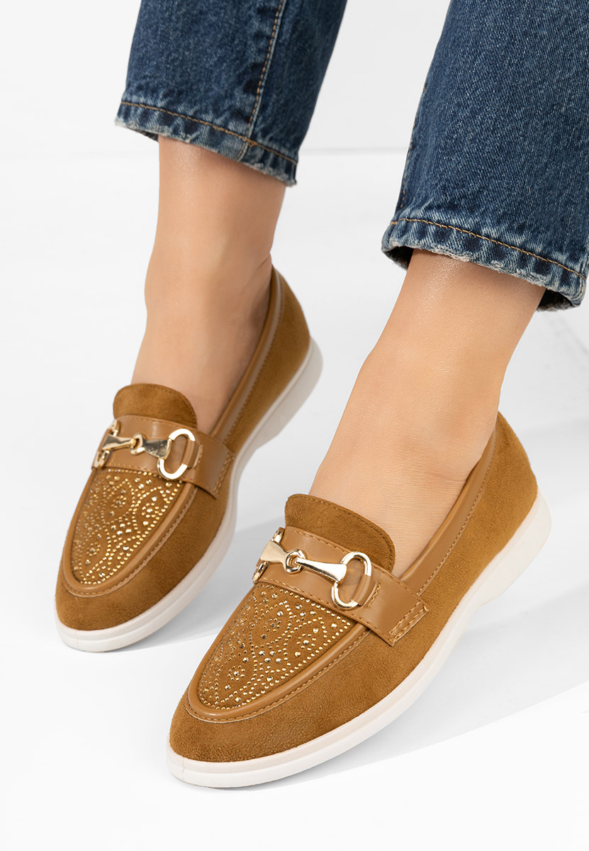 Loafers dama Adesa camel
