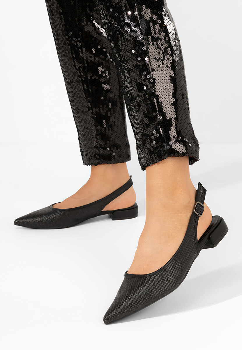 Pantofi slingback Kattina negri
