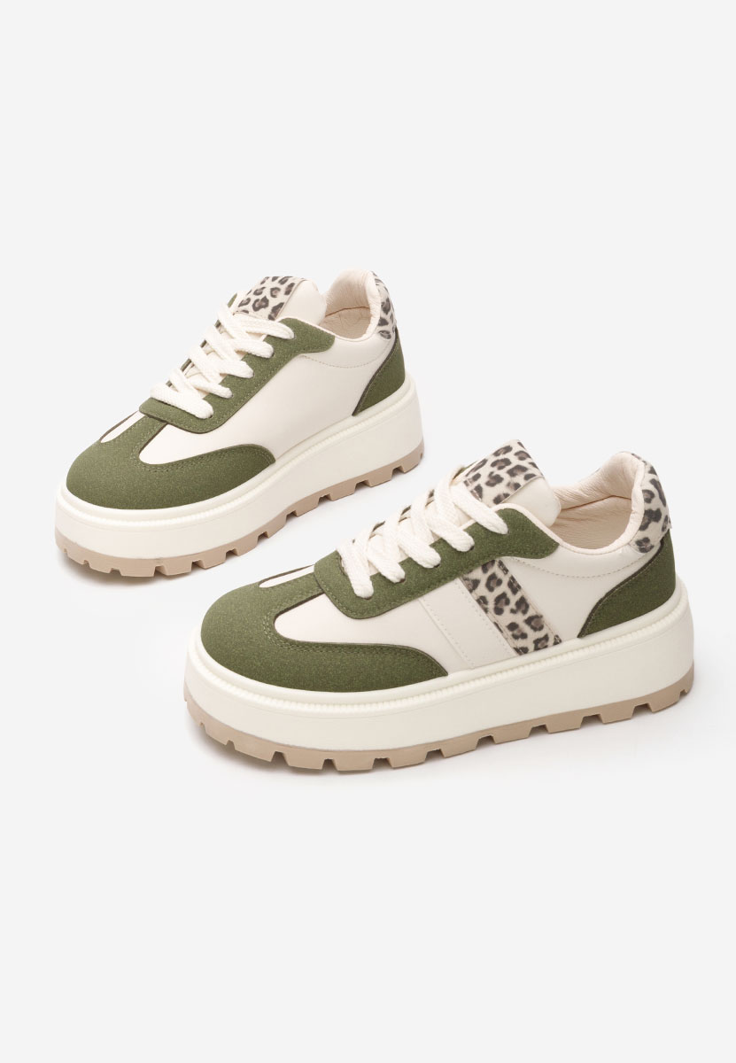 Sneakers cu platformă Estephany verzi