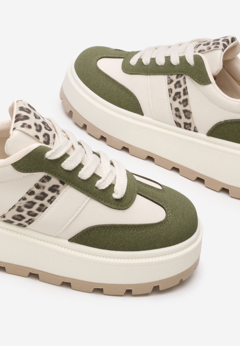Sneakers cu platformă Estephany verzi