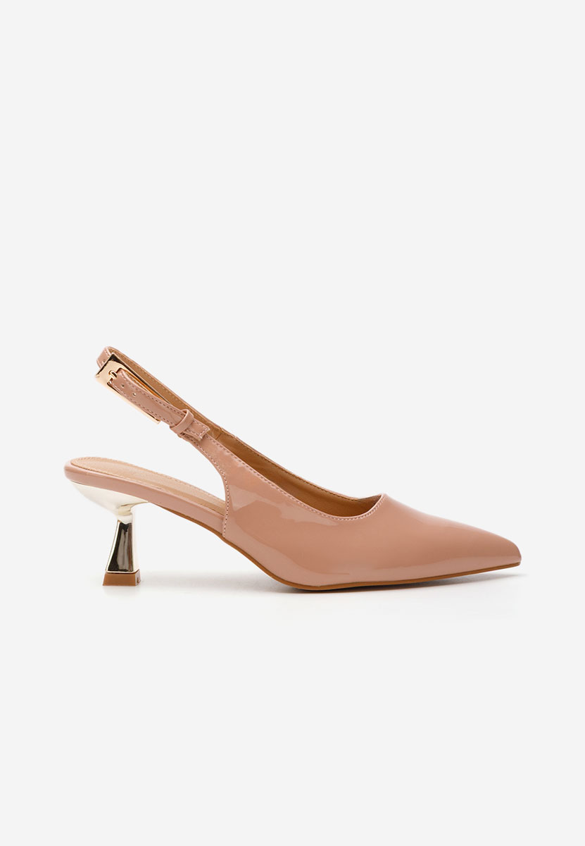 Pantofi slingback Ayako bej