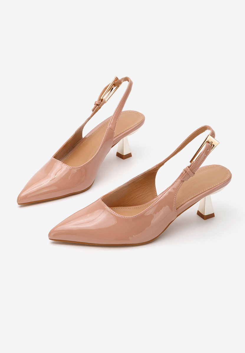 Pantofi slingback Ayako bej