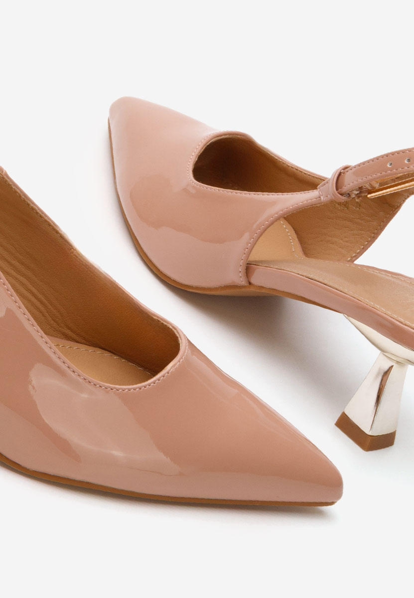 Pantofi slingback Ayako bej