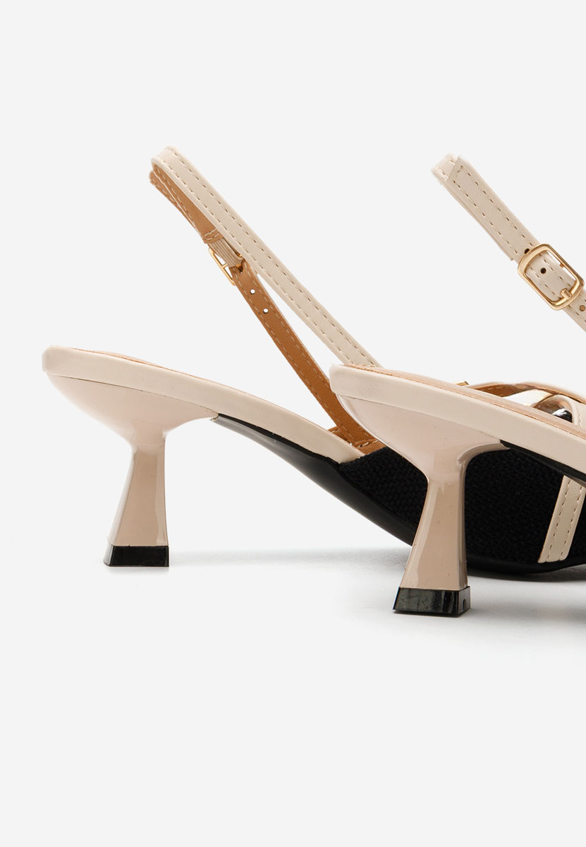 Pantofi slingback Adinna negri