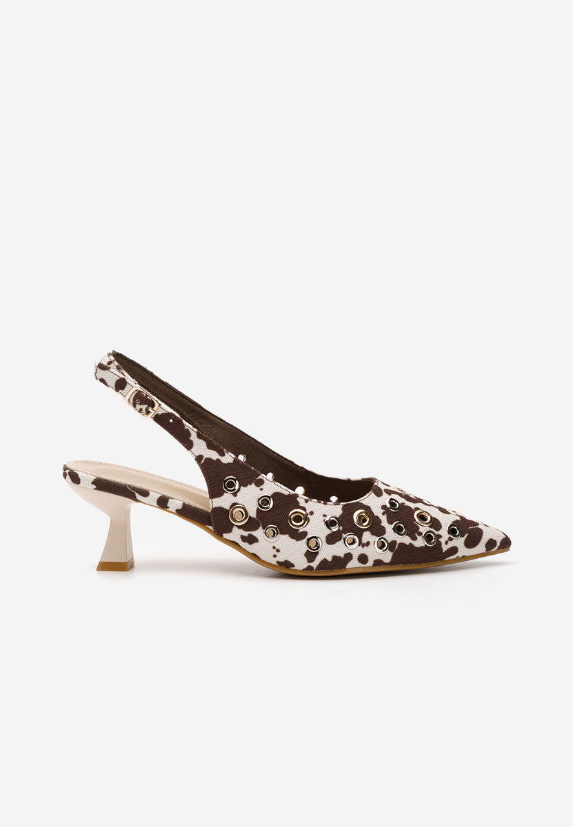 Pantofi slingback Laedi maro