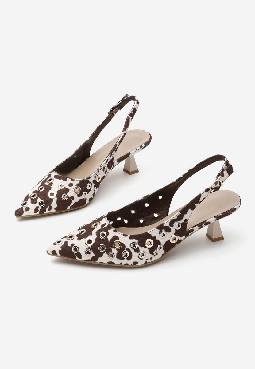 Pantofi slingback Laedi maro