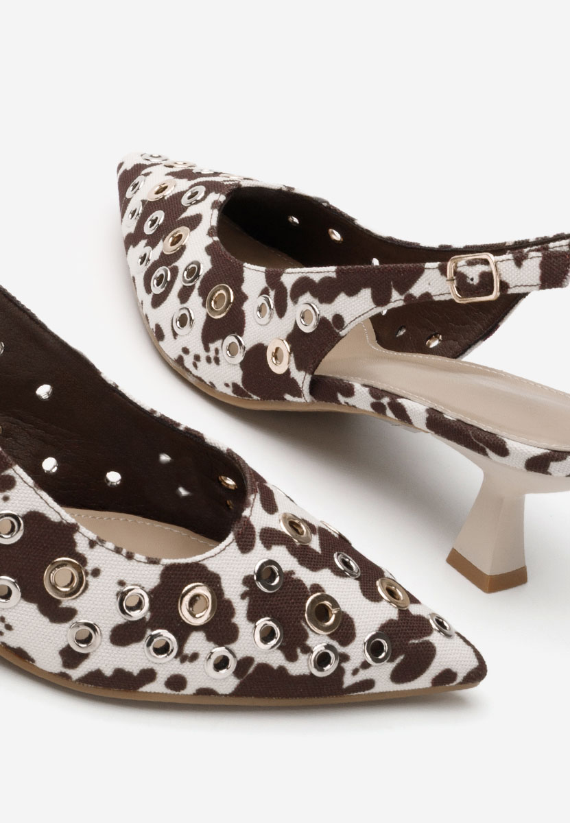 Pantofi slingback Laedi maro