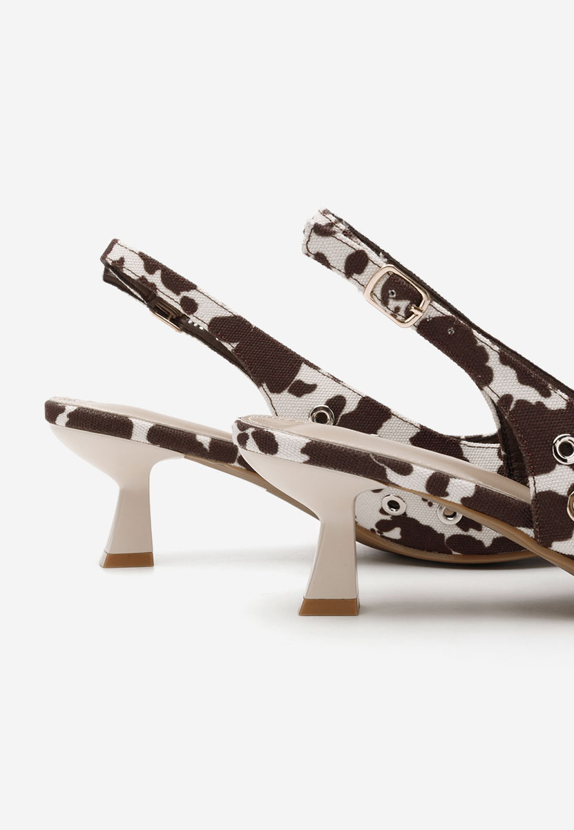 Pantofi slingback Laedi maro