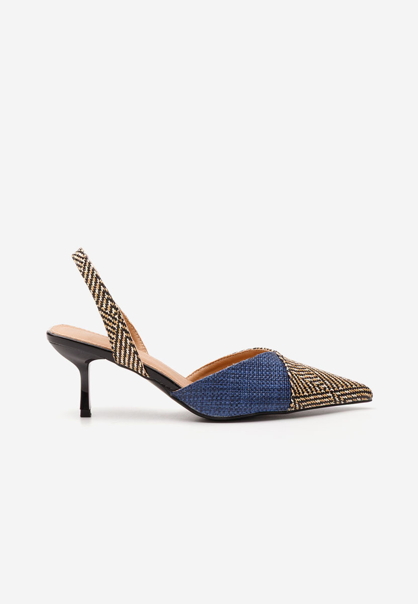 Pantofi slingback Sophye multicolori