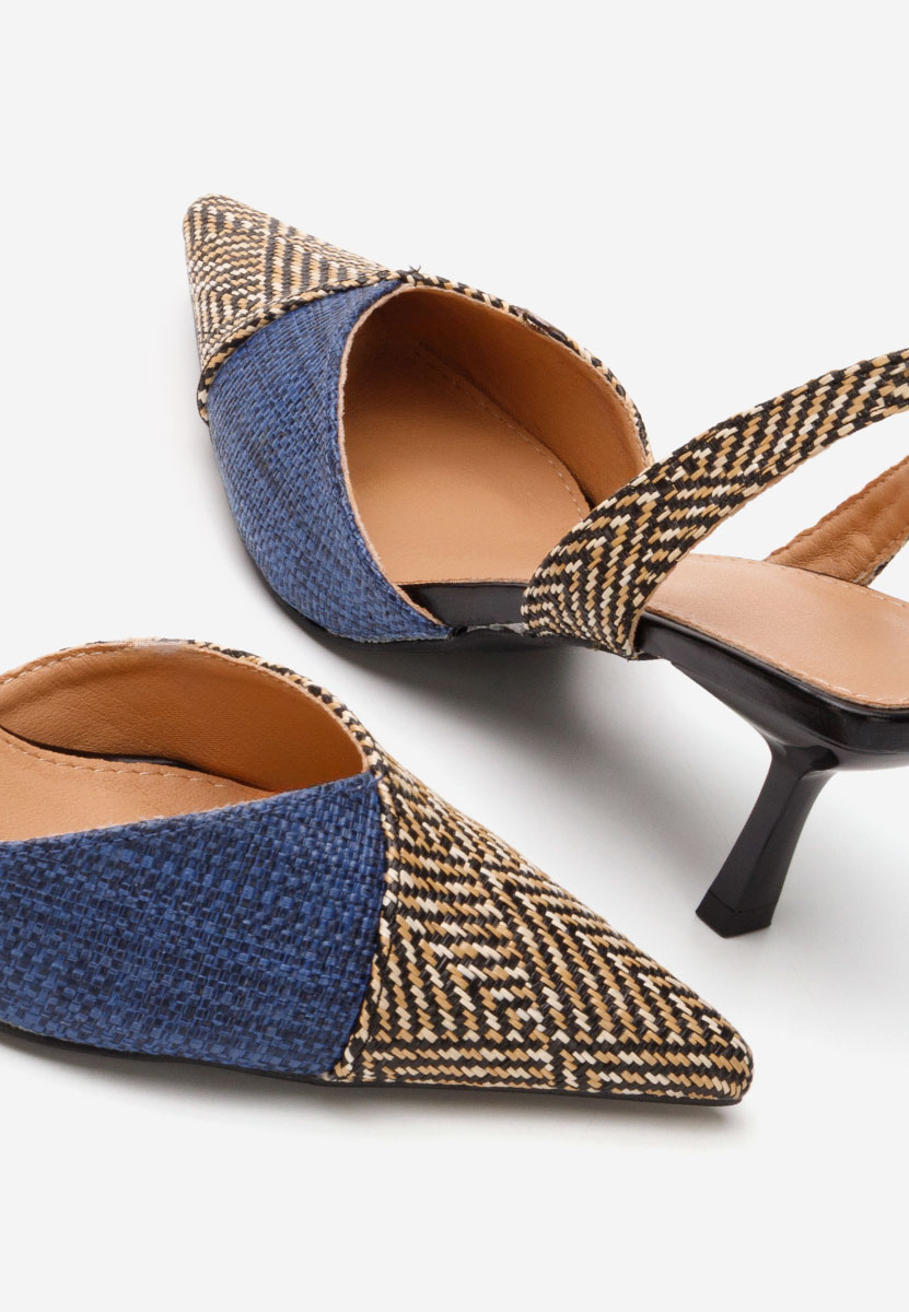 Pantofi slingback Sophye multicolori