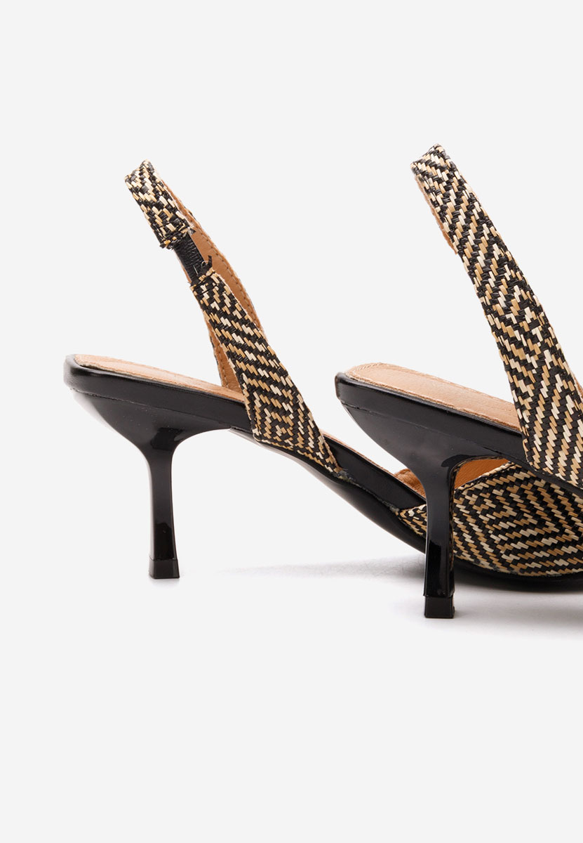 Pantofi slingback Sophye multicolori
