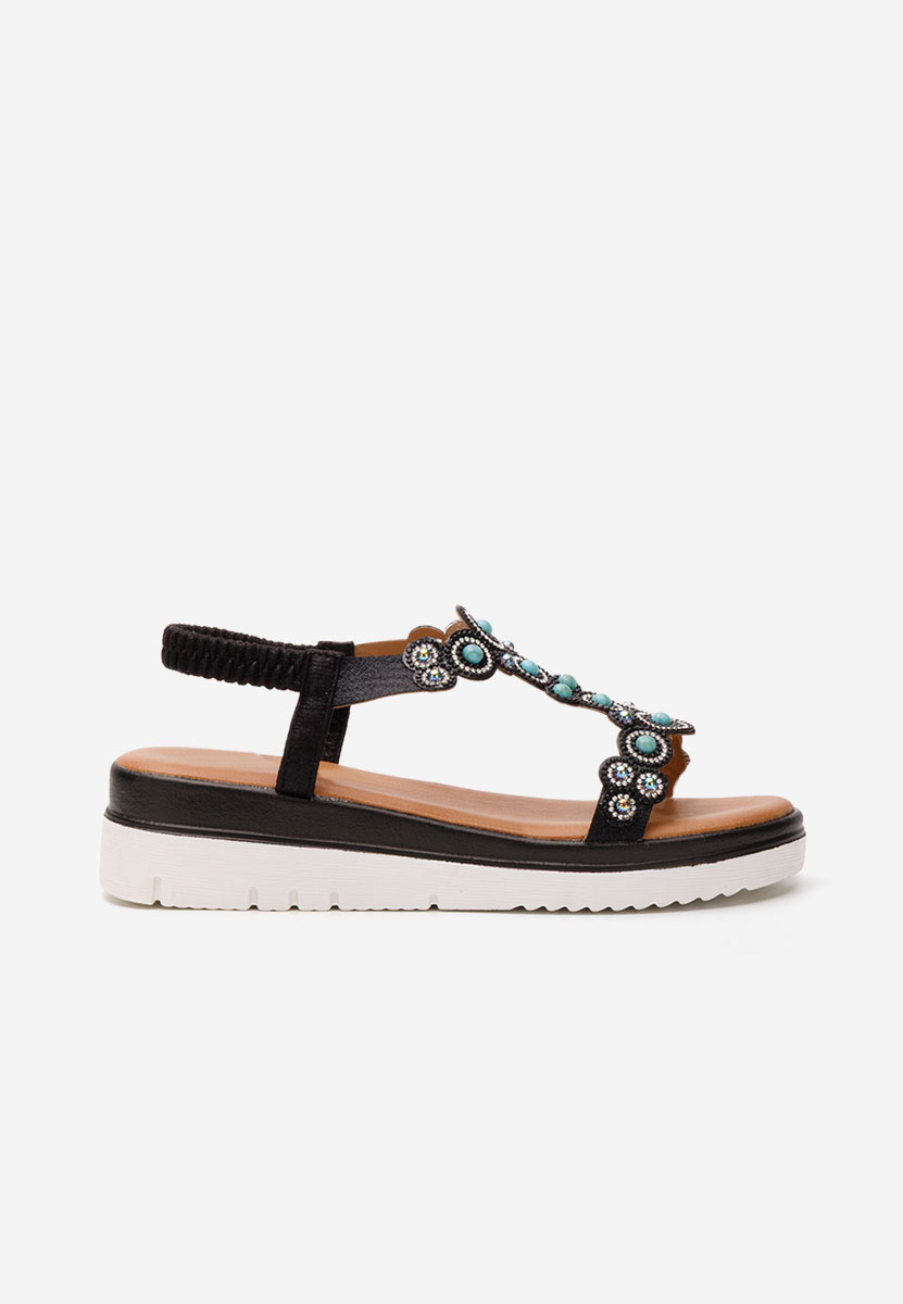 Sandale cu platforma Lucyla negre