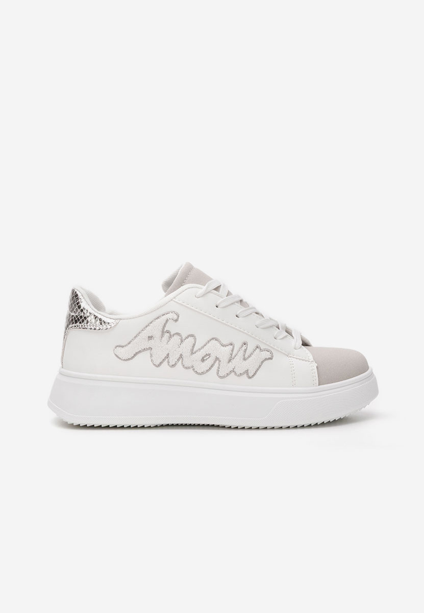 Sneakers dama Tomeka albi