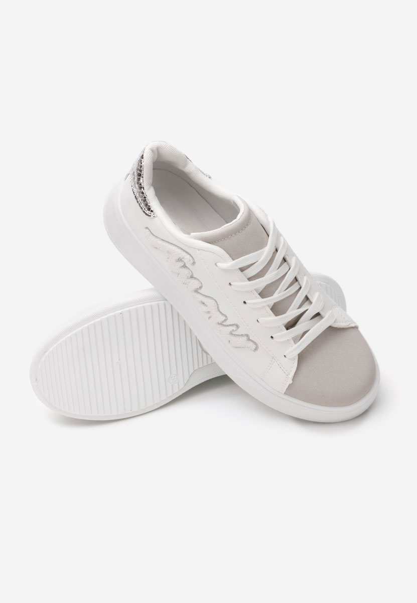 Sneakers dama Tomeka albi
