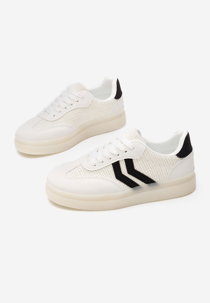 Sneakers dama Amylana albi