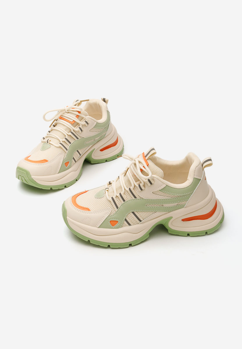 Sneakers cu platforma Jenniffer verzi