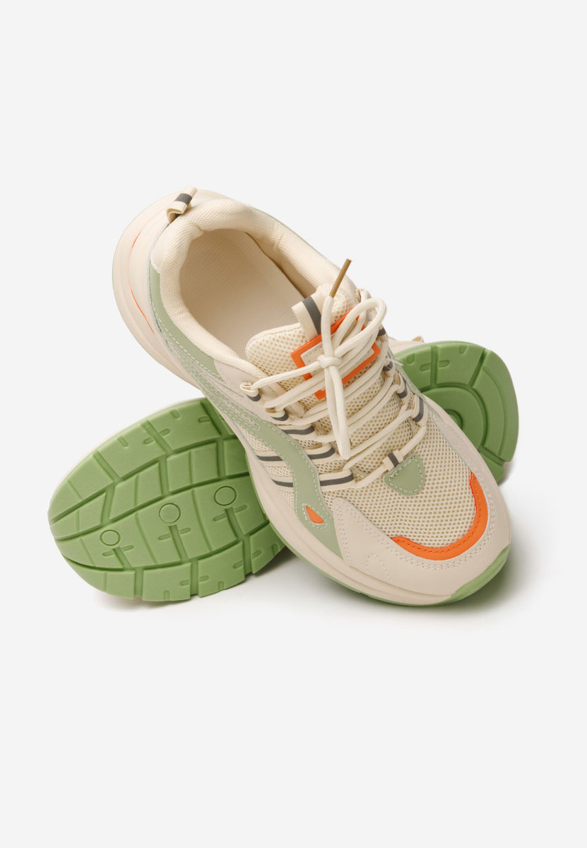 Sneakers cu platforma Jenniffer verzi