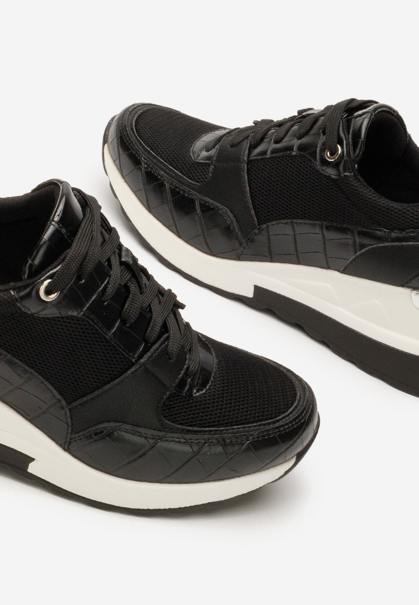 Sneakers dama cu platforma Alstoma negri