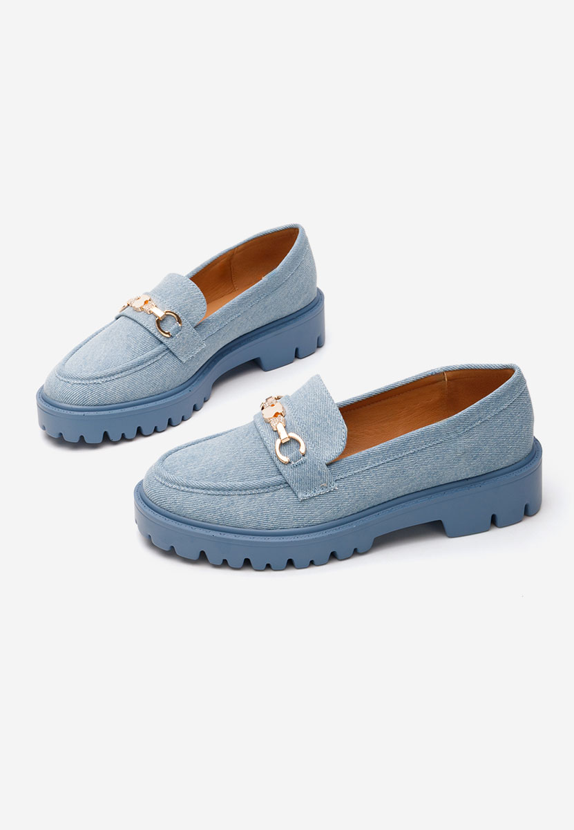 Mocasini dama eleganti Aelle denim