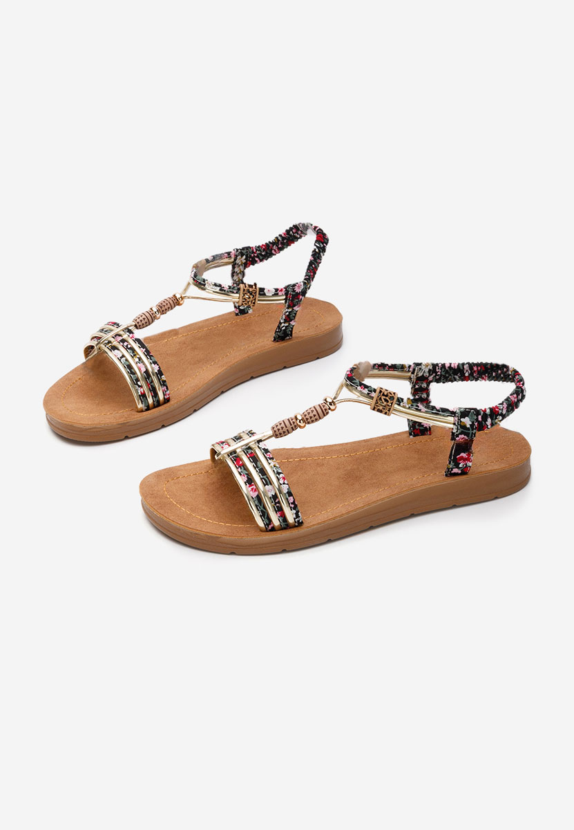 Sandale fara toc Princess negre