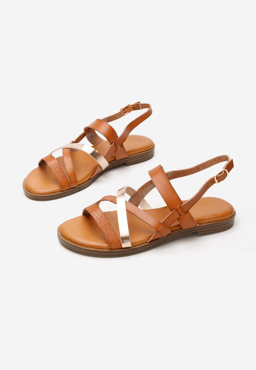 Sandale fara toc Zilky camel