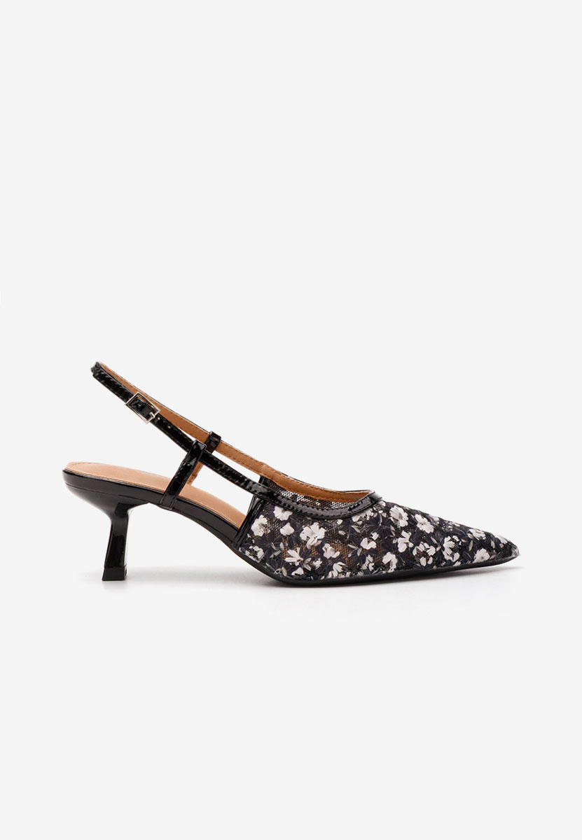 Pantofi slingback Adelicya negri