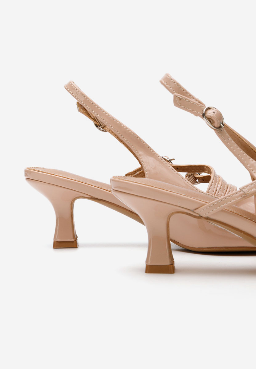 Pantofi slingback Lexye bej