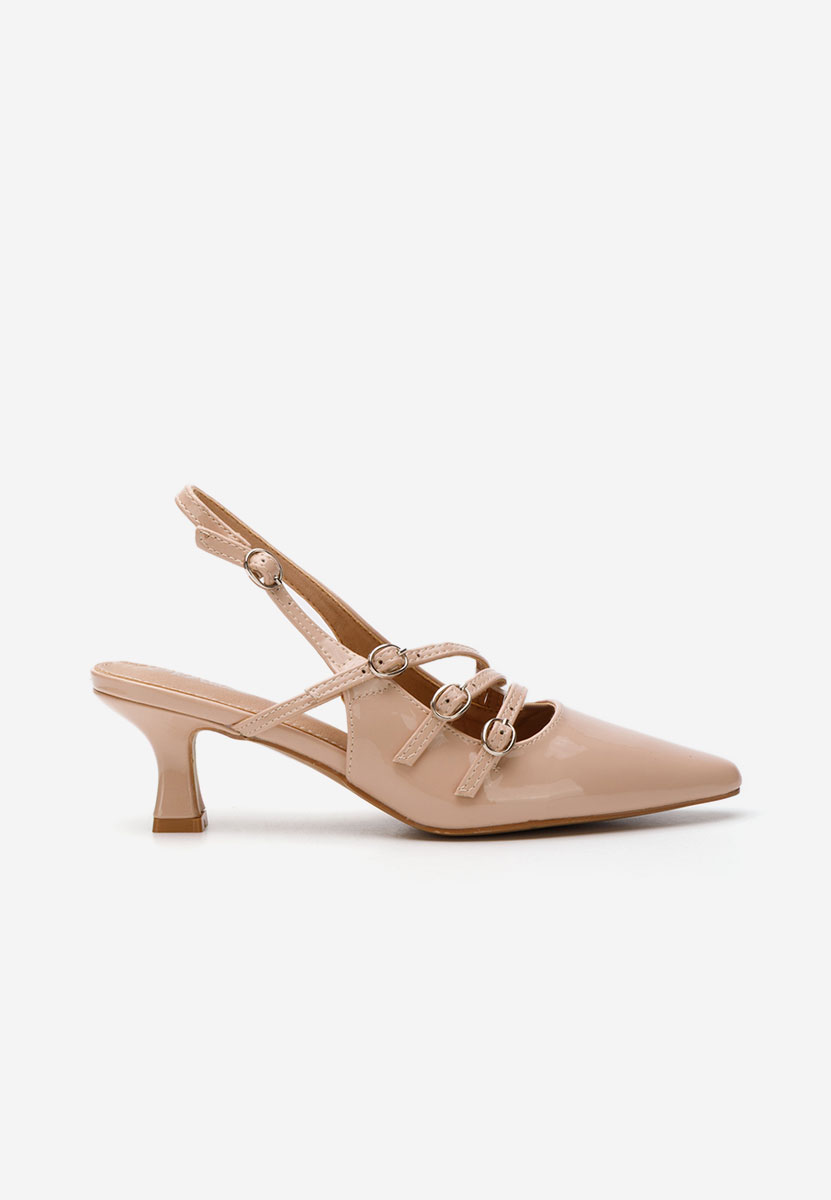 Pantofi slingback Lexye bej