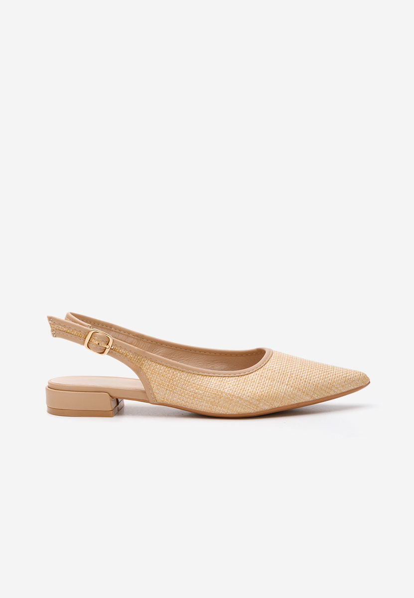 Pantofi slingback Kattina kaki
