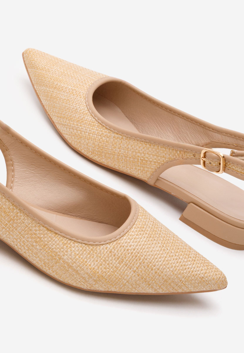 Pantofi slingback Kattina kaki