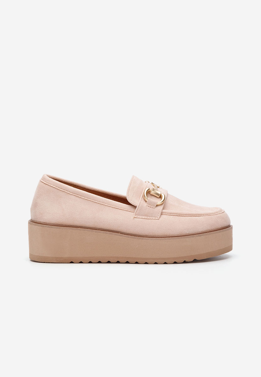 Mocasini cu platforma Leondra V9 roz