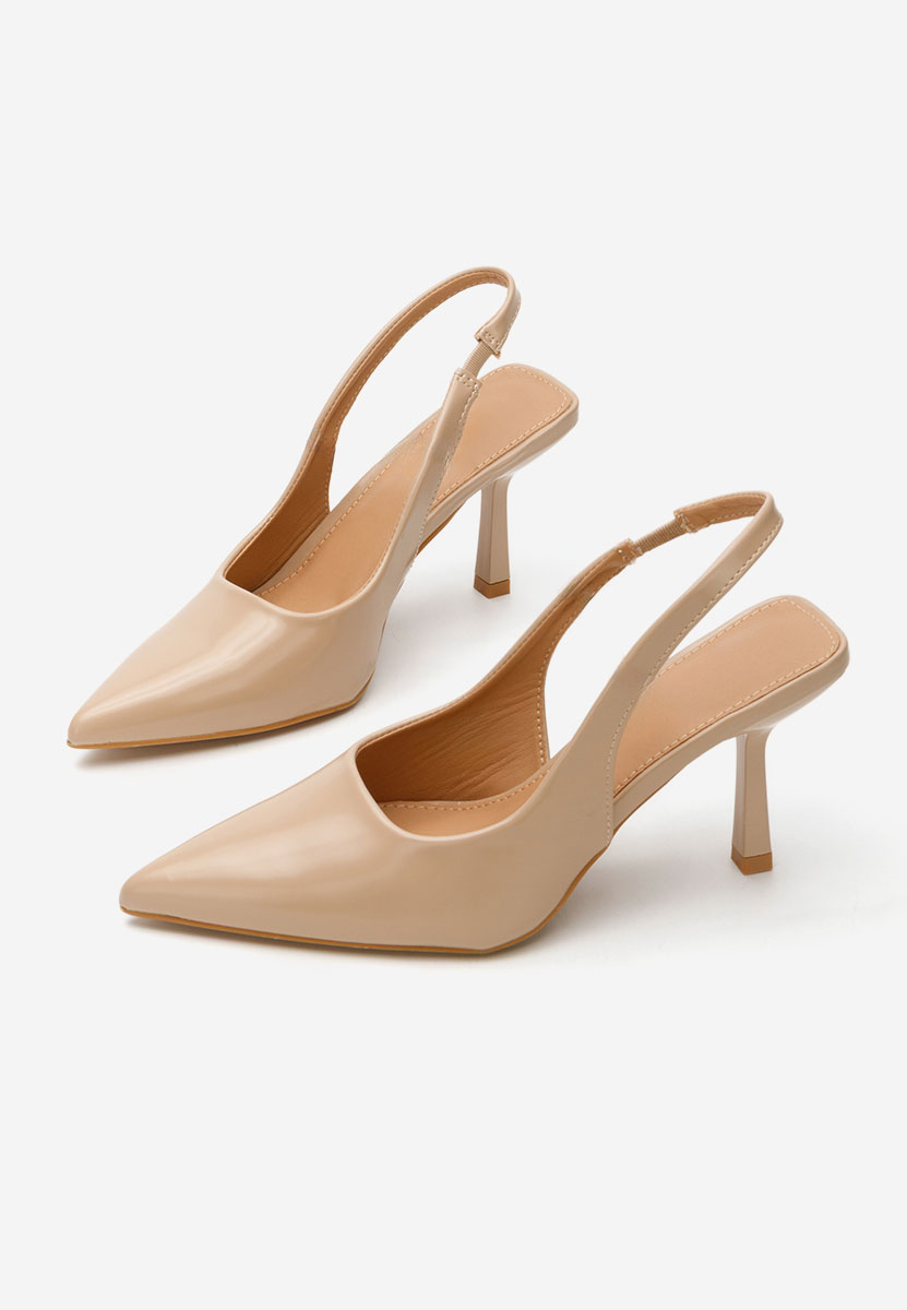 Pantofi slingback Nomalisa bej