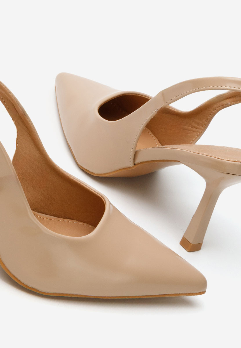 Pantofi slingback Nomalisa bej