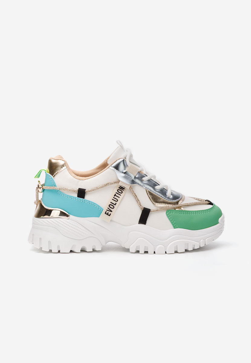 Sneakers cu platformă Kristenysa albi