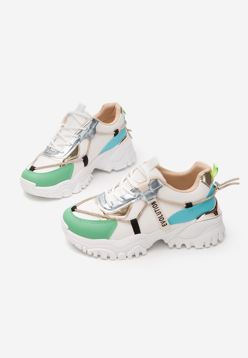 Sneakers cu platformă Kristenysa albi