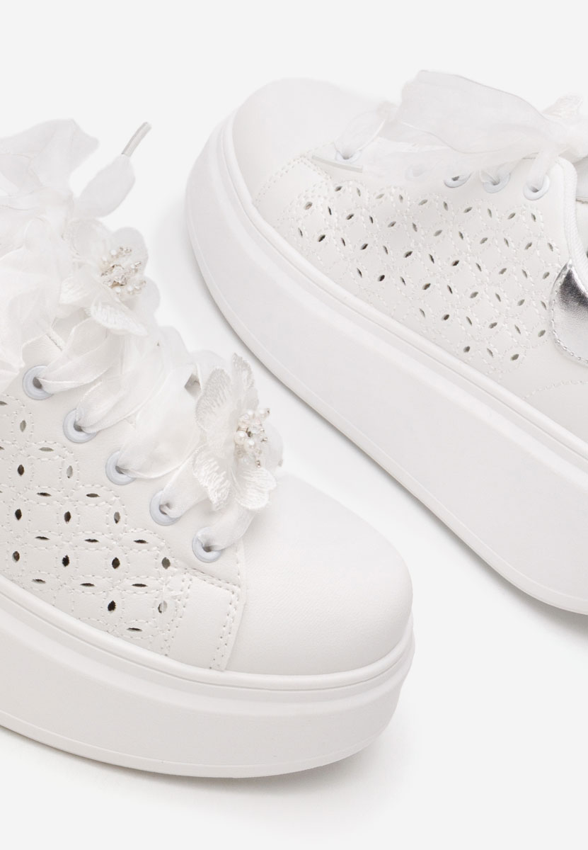 Sneakers cu platformă Lera V2 albi