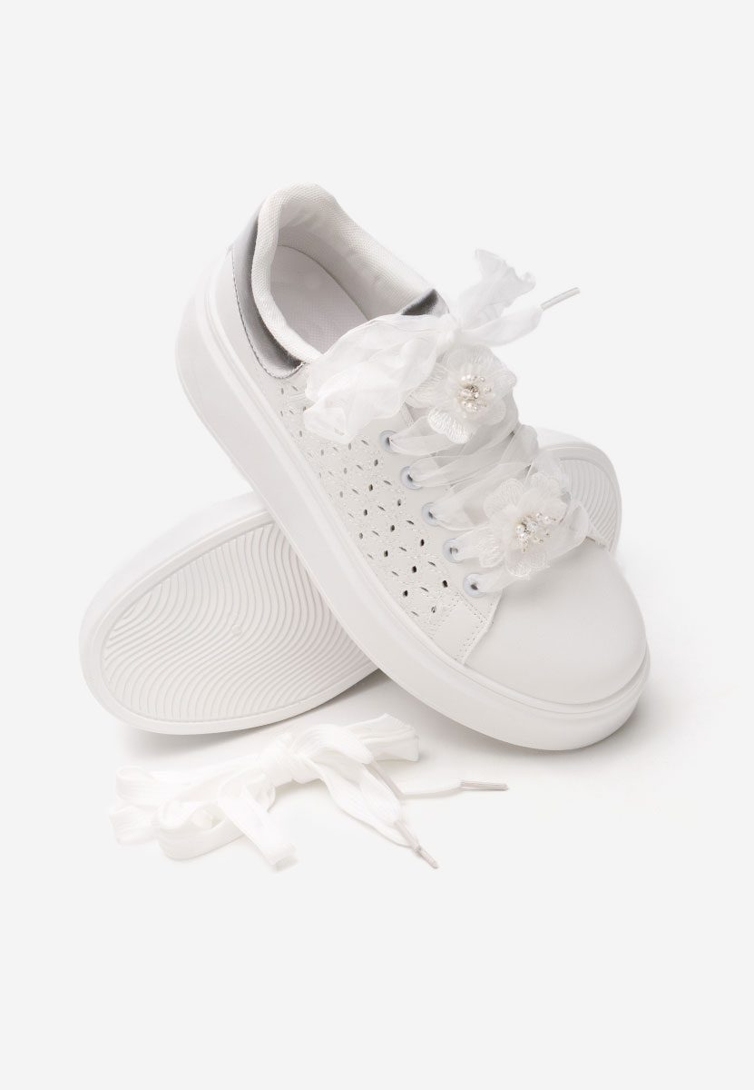 Sneakers cu platformă Lera V2 albi