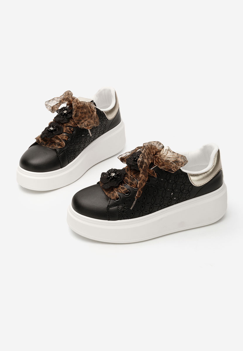 Sneakers cu platformă Lera negri