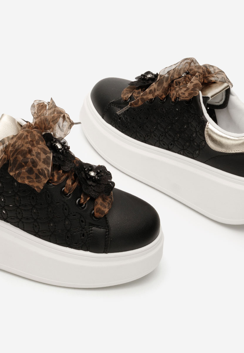 Sneakers cu platformă Lera negri